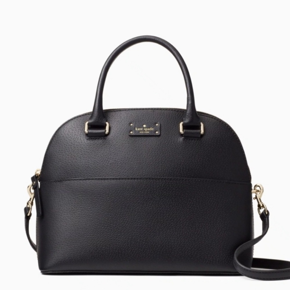 Kate Spade Classic Black Satchel Carli Grove Str